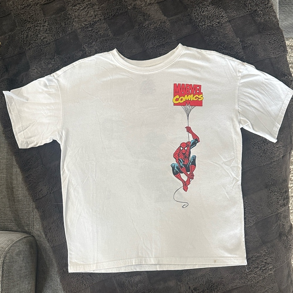 Marvel White Spider-Man Graphic Tee